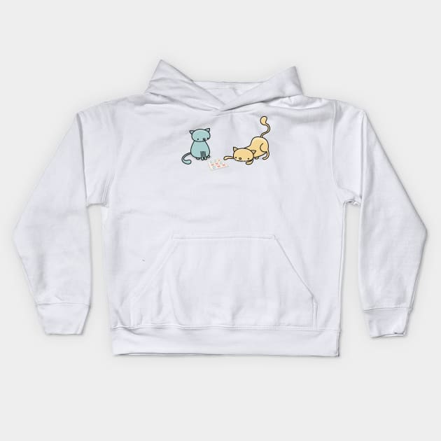 Cat's Game Kids Hoodie by Wetasaurus